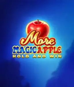 Step into the enchanting world of More Magic Apple Hold and Win Slot by 3 Oaks Gaming, highlighting a shimmering red apple on a vivid blue background. This graphic conveys the enchanting theme with a touch of mystery. Suited for those enchanted by fairy-tale slots, the vibrant color scheme and attractive artwork draw players into the game's magical world. 