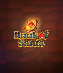 Immerse yourself in the festive spirit with Book of Santa slot by Endorphina, highlighting an ornate golden book adorned with Santa's iconic symbol. This graphic captures the charm and joy of Christmas, set against a softly glowing red background. Perfect for holiday season gaming, offering a charming gaming experience. 